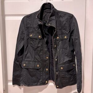 J Crew XS waxed jacket - Dark Gray